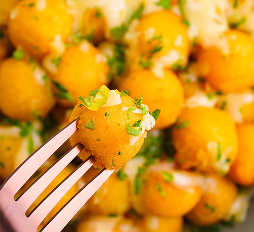 Papas duquesas al parmesano